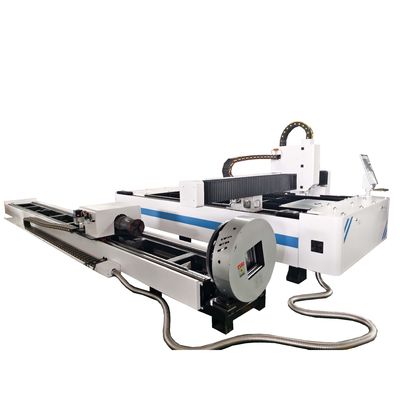 Avec tube rotatif de tubes métalliques 1530 machine de découpe laser CNC Raycus 6000W 12000W