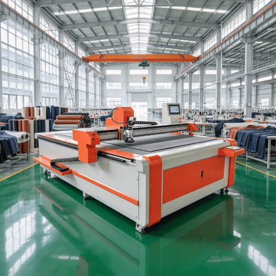 380V découpeuse de oscillation 1611 1625 voitures Mat Cutting Machine